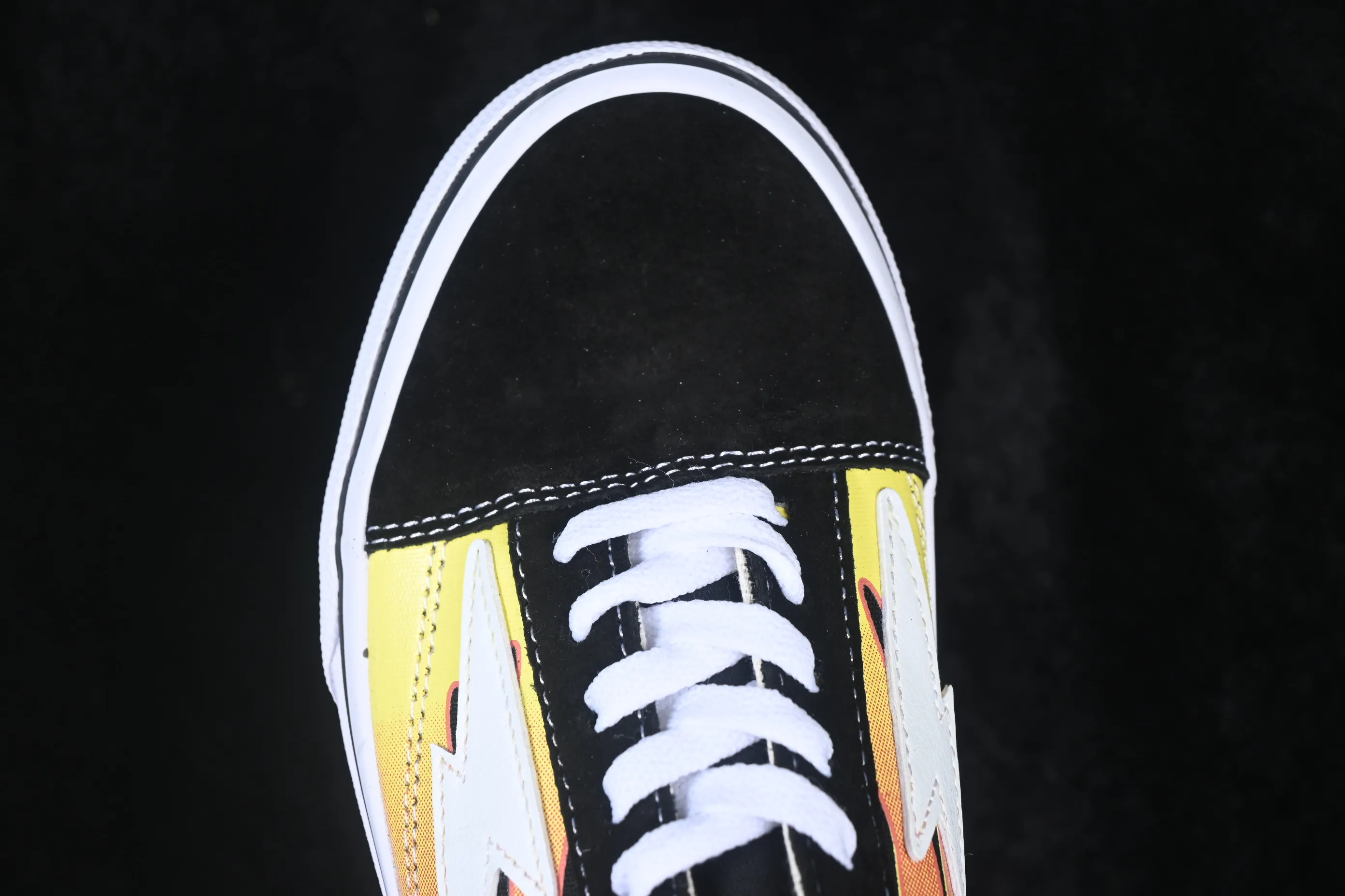 All categories Vans Vans series Vans Low Vans low-top Revenge x Storm Old Skool Lightning joint low-top casual sneakers Black Flame